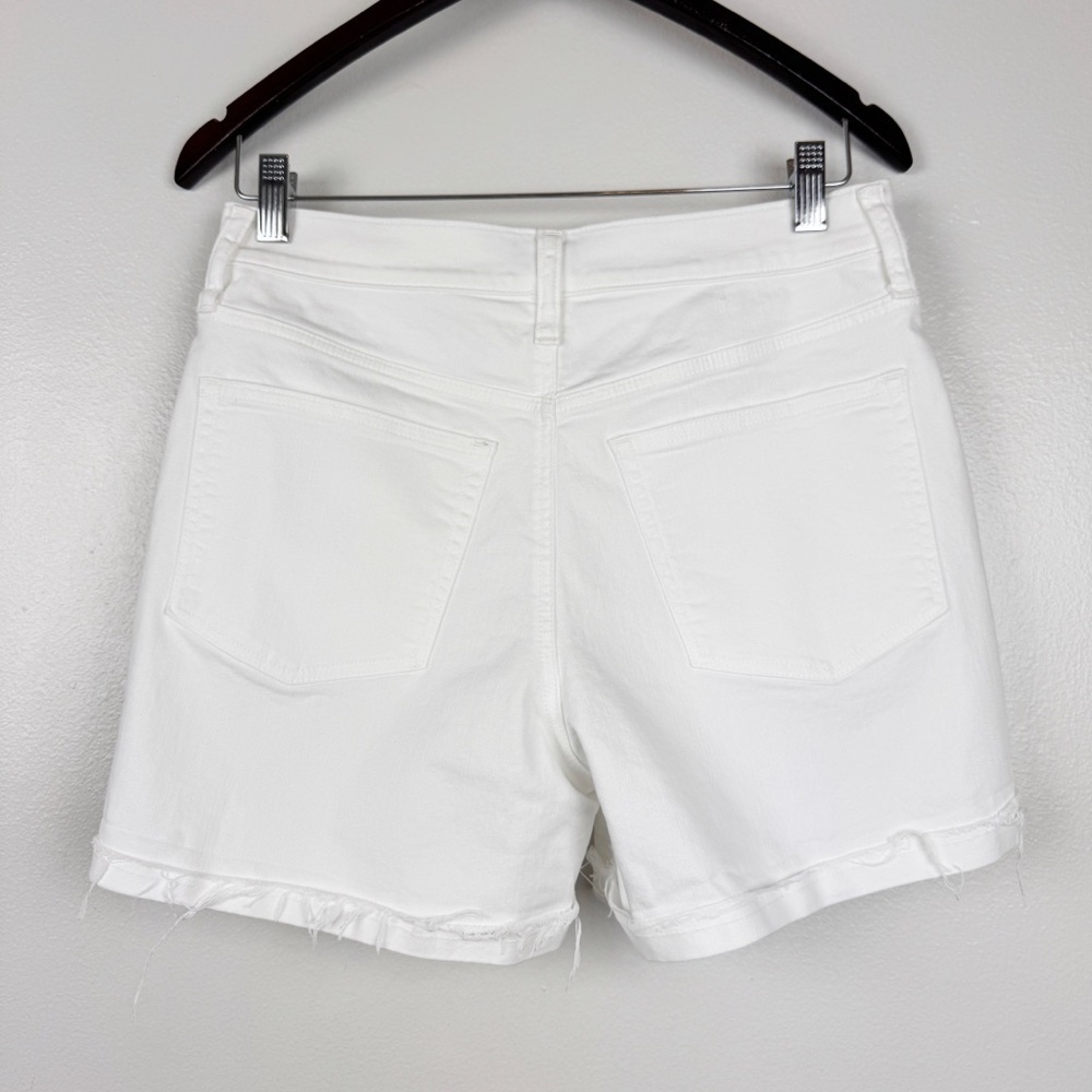 J. Crew Classic Cotton High Rise Denim Shorts White Size 27 - Picture 3 of 6